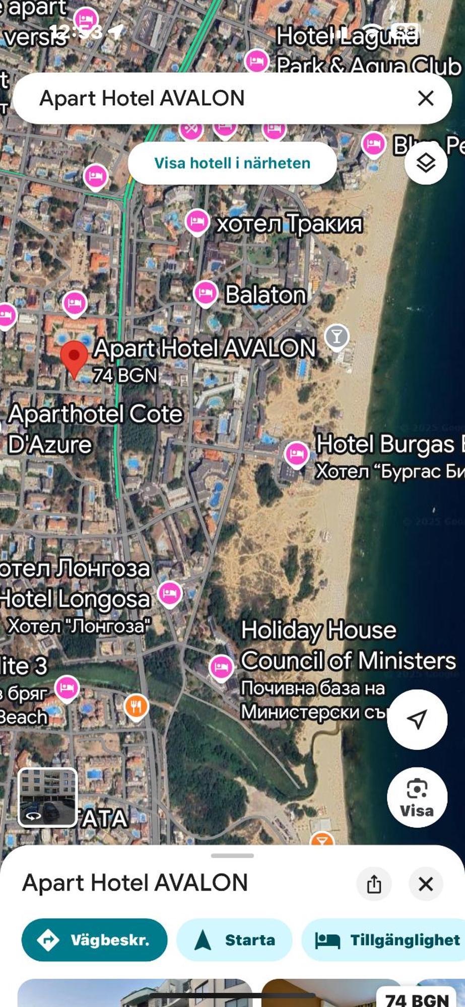 Avalon, Apartment C102 Slântsjev Brjag Eksteriør bilde